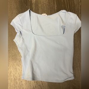 Garage Light Blue Short Sleeve Tee